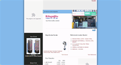 Desktop Screenshot of kilicoglultd.com.tr